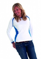 Ladies premium long sleeve union T-shirt. 