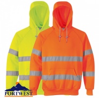 Hi-Vis Hooded Sweatshirt.